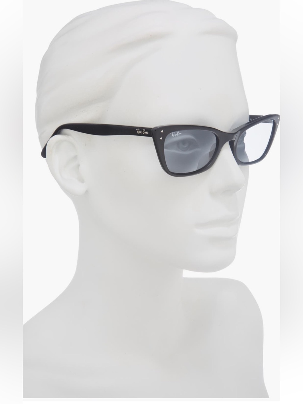 NWT Ray-Ban blue/black Lady Burbank Cat Eye Sunglasses 52mm - Picture 6 of 12